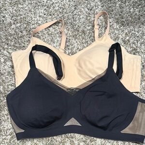 Honey Love Women's Black and Beige Intimates Set